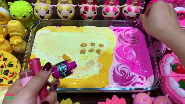 Relaxing with Piping Bags !! Mixing Random Things Into Slime !! Satisfying Slime Smoothie #682