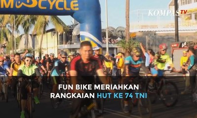 Marinir Fun Bike, Dalam Rangkaian HUT ke 74 TNI