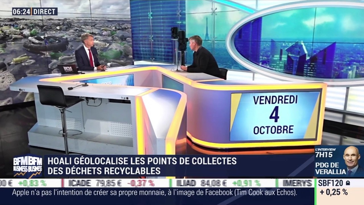 Hoali, l'appli bretonne qui géolocalise les points de collecte de déchets ménagers, Alexandre Solacolu – 04/10