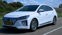 The new Hyundai IONIQ Electric Driving in the country