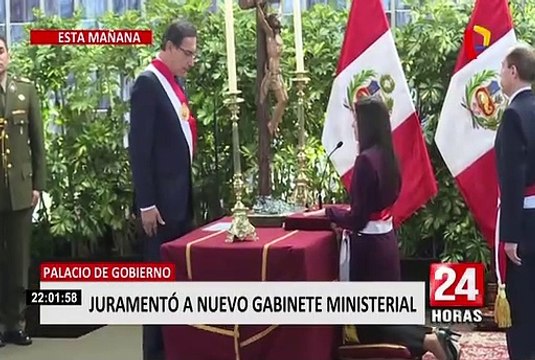 Gabinete Zeballos: Un día de enérgicos juramentos, rostros nuevos y emotivas despedidas