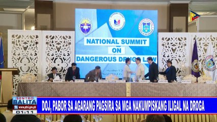 DOJ, pabor sa agarang pagsira sa mga nakumpiskang iligal na droga