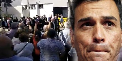 El 'cariñoso' recibimiento de los ganaderos extremeños a Pedro Sánchez: «¡Fuera, vas a arruinar España, cabrón!»