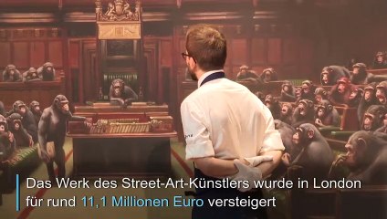 "Devolved Parliament": Rekordsumme für Banksys Parlament der Affen