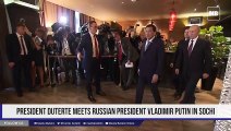 President Duterte meets Russian President Vladimir Putin in Sochi