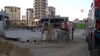 Bağcılar Göztepe Mahallesinde bir inşaatta çalışan vinç devrildi.
