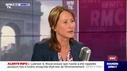 Ségolène Royal conseille à Emmanuel Macron d'appeler le propriétaire de Lubrizol, de "le faire venir à Paris et de le faire payer très rapidement"