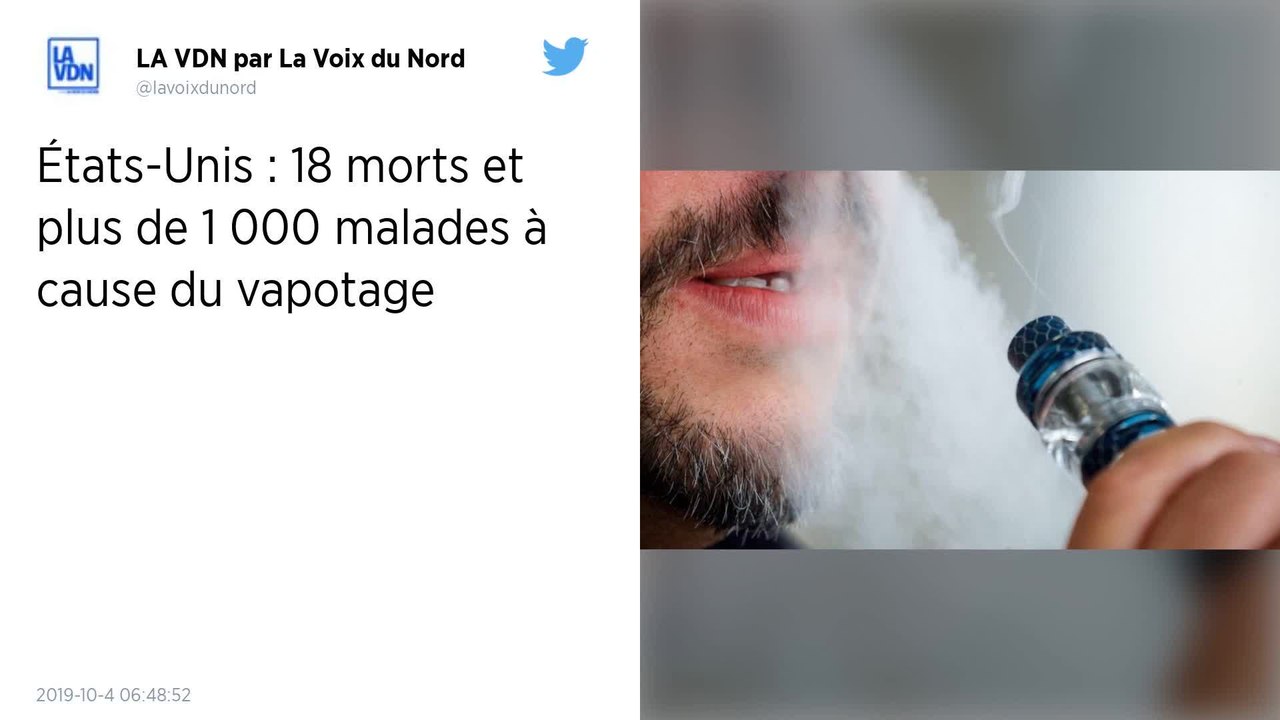 Cigarette électronique : 18 morts de maladies liées au vapotage aux États-Unis, l’enquête piétine