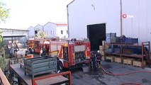 Sincan organize sanayi bölgesinde fabrika yangını