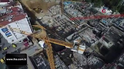 AKM'nin son hali havadan görüntülendi