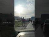 Pamjet nga aksidenti me vdekje ne autostraden Tirane-Durres