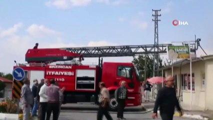 Baca yangını korkuya neden oldu