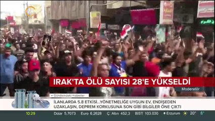 Irak'ta hükümet karşıtı gösteriler