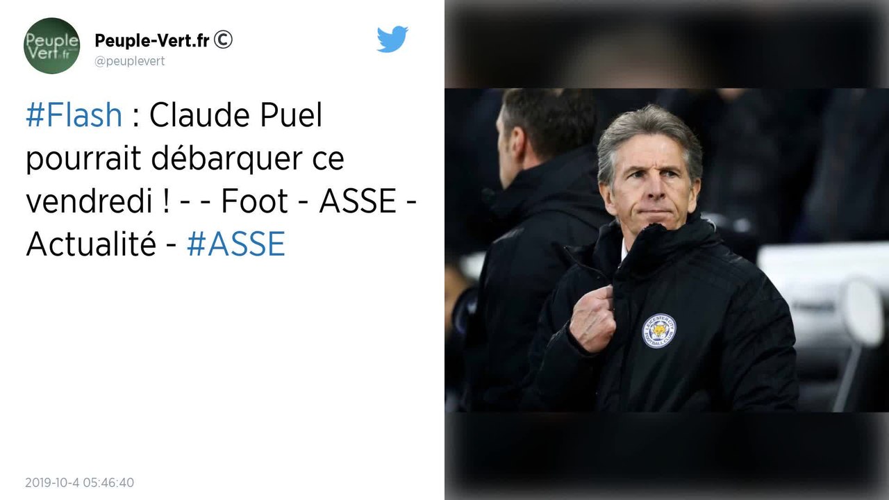 AS Saint-Etienne : Claude Puel va remplacer Ghislain Printant sur le banc des Verts