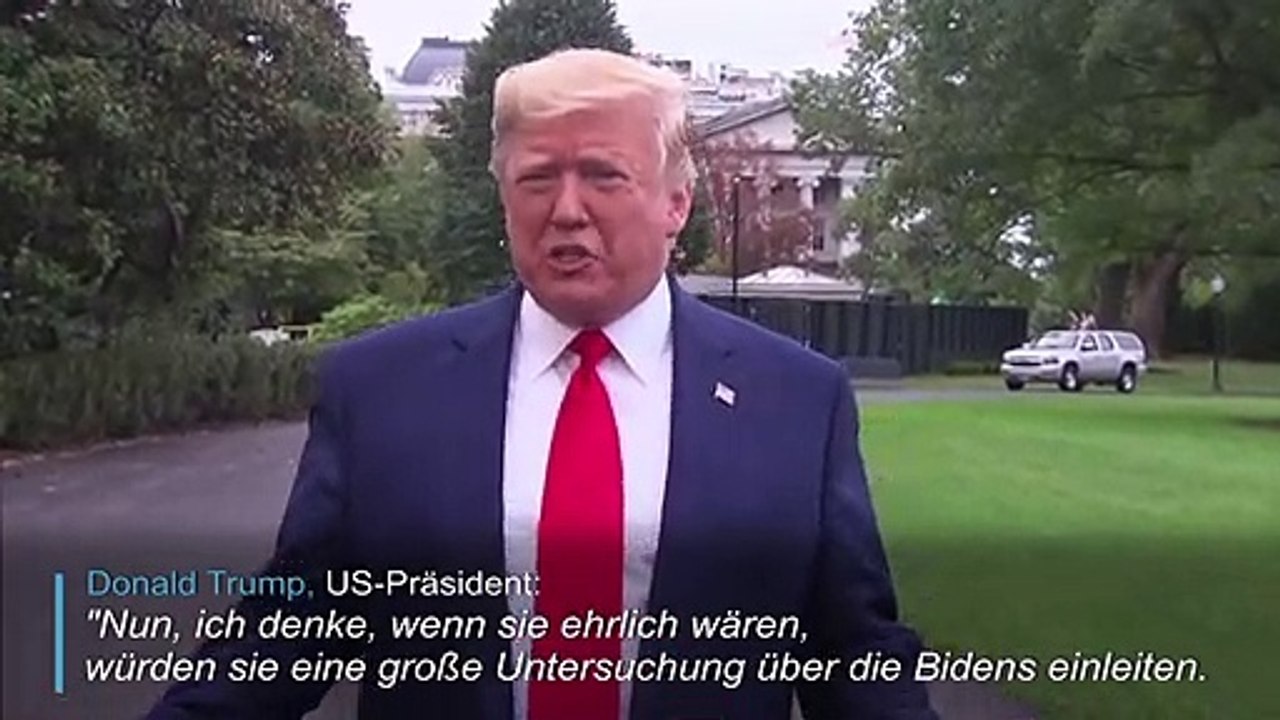 Trump fordert China zu Ermittlungen gegen die Bidens auf