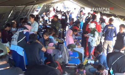 175 Pengungsi Wamena Berada di Lanud Sultan Hasanuddin