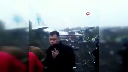 Ukrayna'da feci uçak kazası: 5 ölü