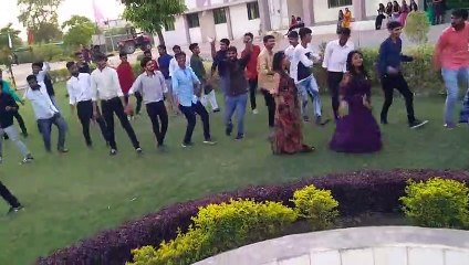 College staff dancing in the ground - its just an indian day out! We love this!
