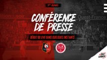 J9. Stade Rennais F.C. / Reims : conférence de presse en direct