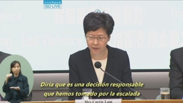 El gobierno hongkonés prohíbe el uso de máscaras en las manifestaciones