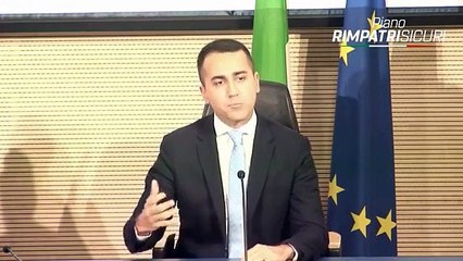 Di Maio alla presentazione del #PianoRimpatriSicuri (04.10.19)