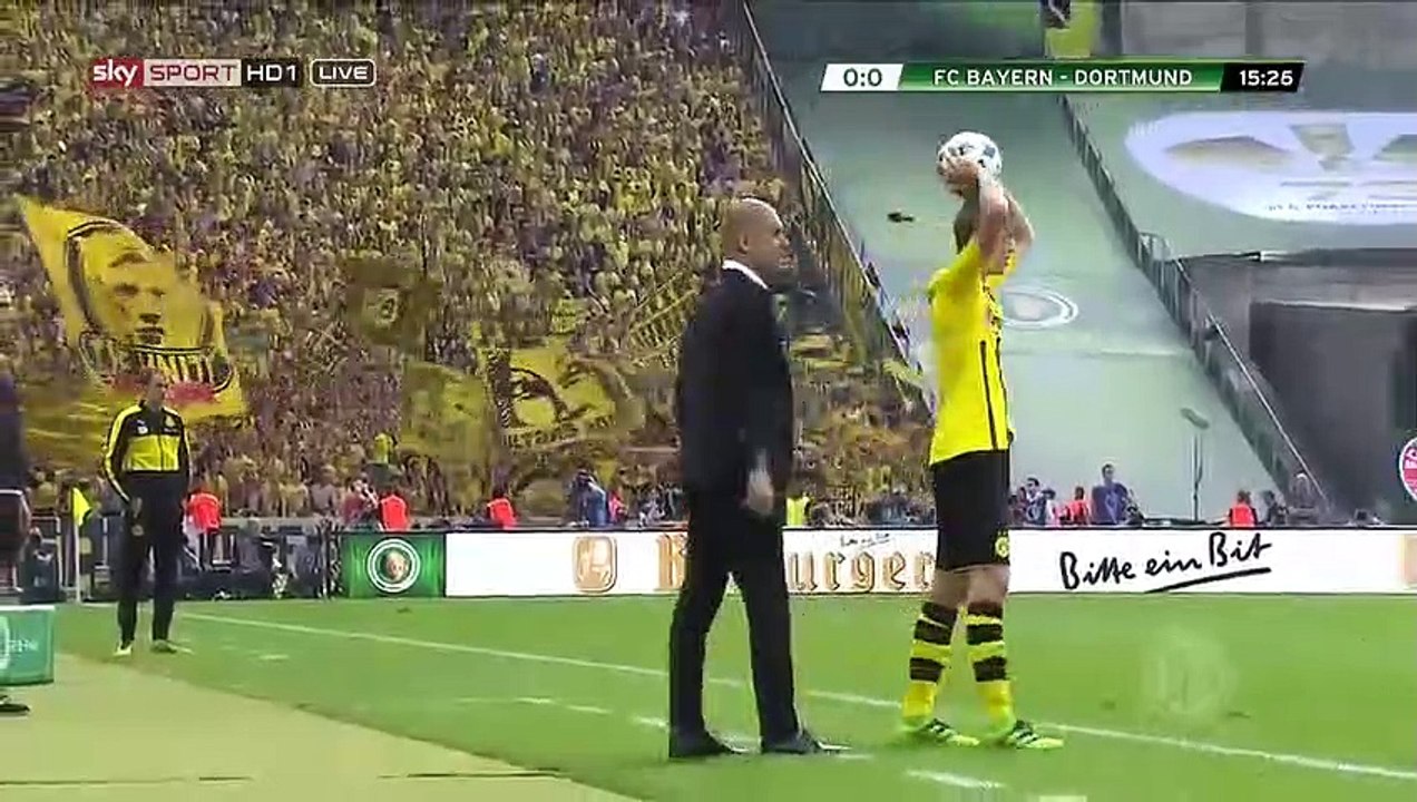 DFB Pokal 2016 Finale - Bayern München v BVB Dortmund - 1.HZ