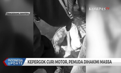 Kepergok Curi Motor, Pemuda Dihakimi Massa