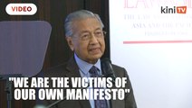 Dr Mahathir: It's easy to make promises but not so easy to implement them