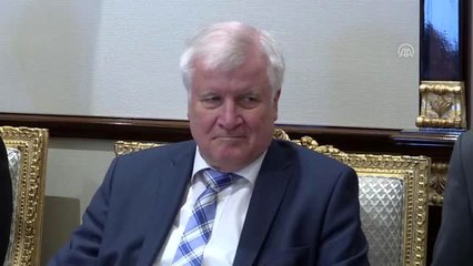 Cumhurbaşkanı Yardımcısı Oktay, Almanya İçişleri Bakanı Seehofer ve beraberindeki heyeti kabul etti