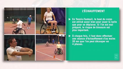 Les fiches techniques du tennis-fauteuil : l'échauffement