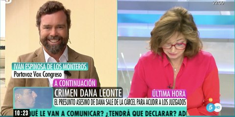 El glorioso troleo de Espinosa de los Monteros cuando explica en Telecinco quién es para él la política más atractiva