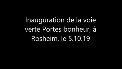 Inauguration de la voie verte