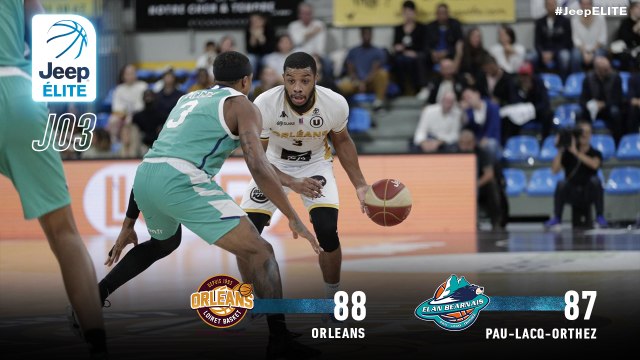 Jeep® ÉLITE : Orléans vs Pau-Lacq-Orthez (J3)
