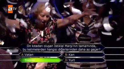 1 milyon liralık soruyu bilen Arda Ayten kaç TL alacak