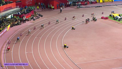 USA storm to men's 4x100m relay gold