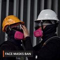 Clashes as Hong Kong leader invokes emergency powers to ban face masks