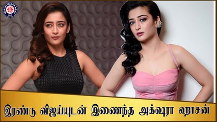 இரண்டு விஜய்யுடன் இணைந்த அக்‌ஷரா ஹாசன்