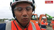 VIDEO. Tours : il veille à la sécurité des hommes sur le chantier de l'A10