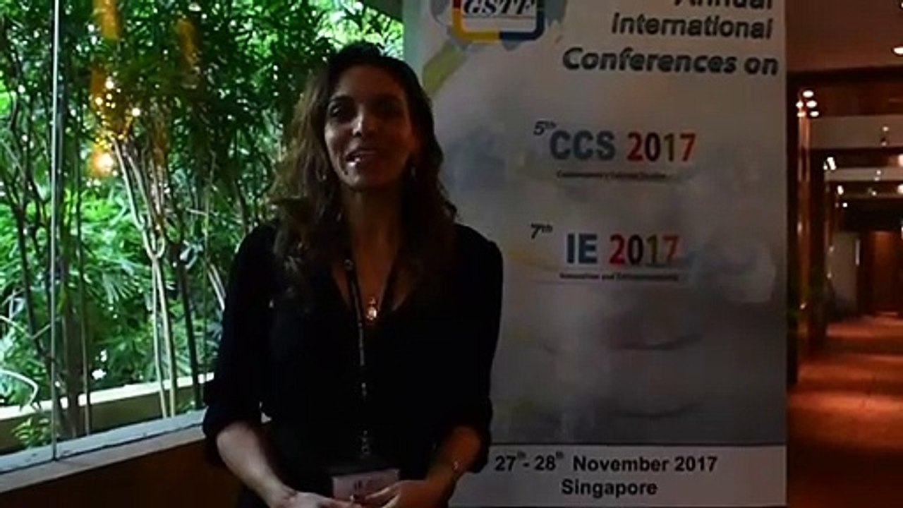 Asst. Prof. Imen Handi Mejri at IE Conference 2017 by GSTF