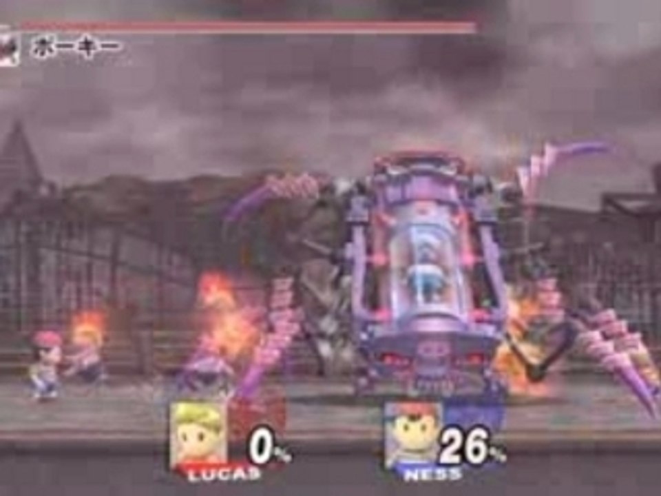 Smash Bros Brawl [Ness & Lucas Gameplay]