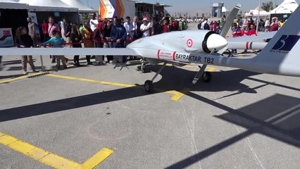 Konya milli siha ile atak helikopteri, öğrencilerle buluşturuldu