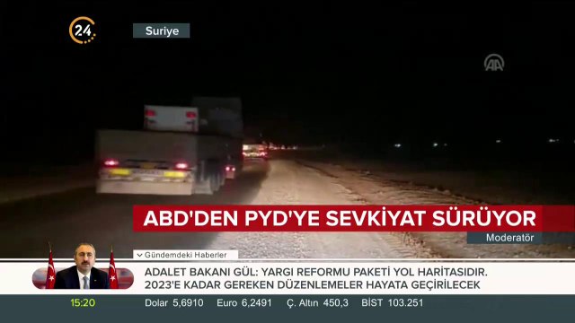ABD’den YPG'ye 300 tırlık sevkiyat