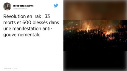 Irak : 37 morts après quatre jours de manifestations, l'autorité chiite exhorte le gouvernement à réagir