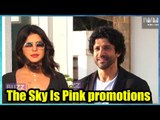 Priyanka Chopra and Farhan Akhtar spotted promoting The Sky Is Pink