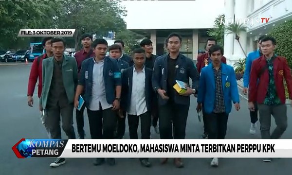 Moeldoko - Mahasiswa Bertemu, Bahas UU KPK Hasil Revisi