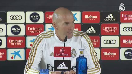 Zidane: "En el Madrid no hay nadie indiscutible, ni Courtois ni nadie"