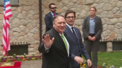 Pompeo takohet me Presidentin Pendarovski