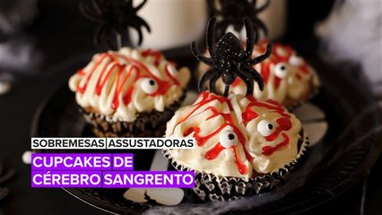 Sobremesas assustadoras: Cupcake