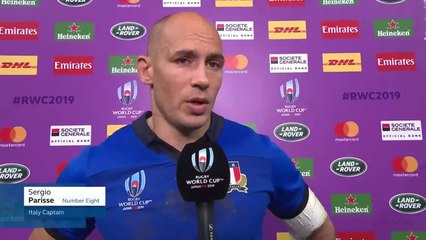 Parisse speaks after tough loss to South Africa