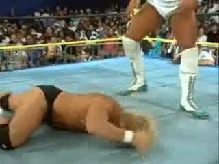 Steve Austin and Brian Pillman vs Flair-Anderson (1 of 2)
